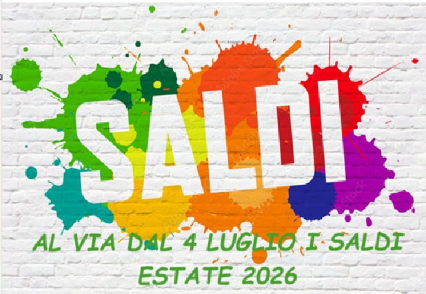PARTONO DAL 4 LUGLIO 2026 I SALDI ESTATE 2026